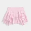Asymmetrisk fåll Tiered Mini Skort Asymmetrisk fåll Tiered Mini Skort