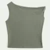 Asymmetrisk off-the-shoulder topp Asymmetrisk off-the-shoulder topp