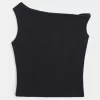 Asymmetrisk off-the-shoulder topp Asymmetrisk off-the-shoulder topp