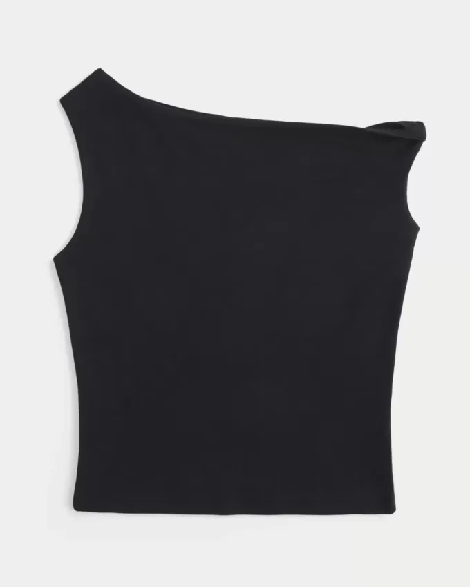 Asymmetrisk off-the-shoulder topp Asymmetrisk off-the-shoulder topp