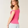 Asymmetrisk off-the-shoulder topp Asymmetrisk off-the-shoulder topp