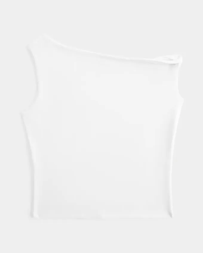 Asymmetrisk off-the-shoulder topp Asymmetrisk off-the-shoulder topp