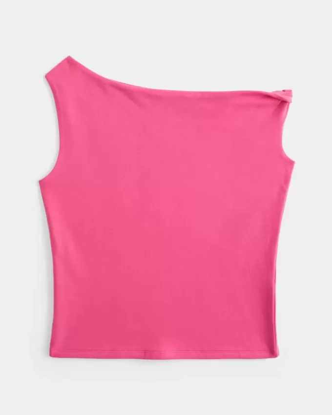 Asymmetrisk off-the-shoulder topp Asymmetrisk off-the-shoulder topp