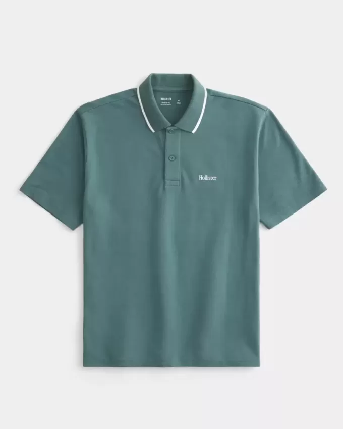 Avslappnad Logo Polo Avslappnad Logo Polo