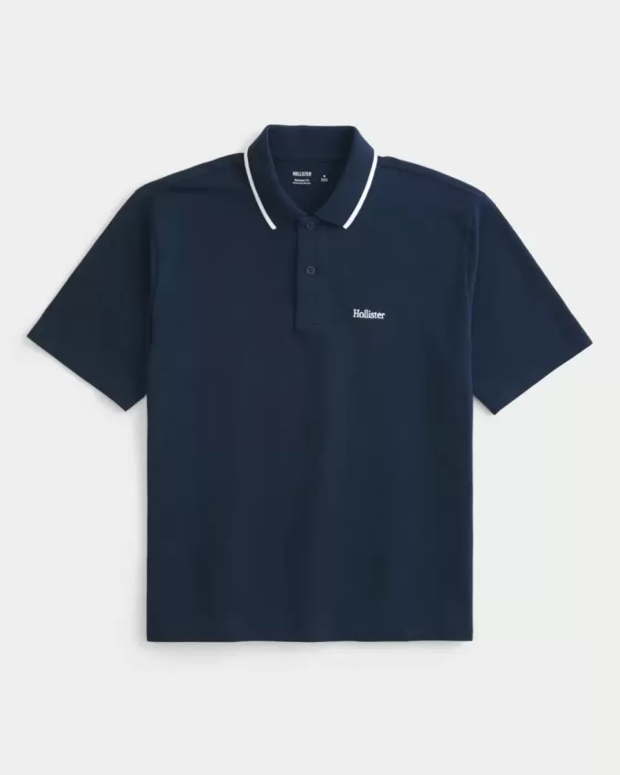 Avslappnad Logo Polo Avslappnad Logo Polo