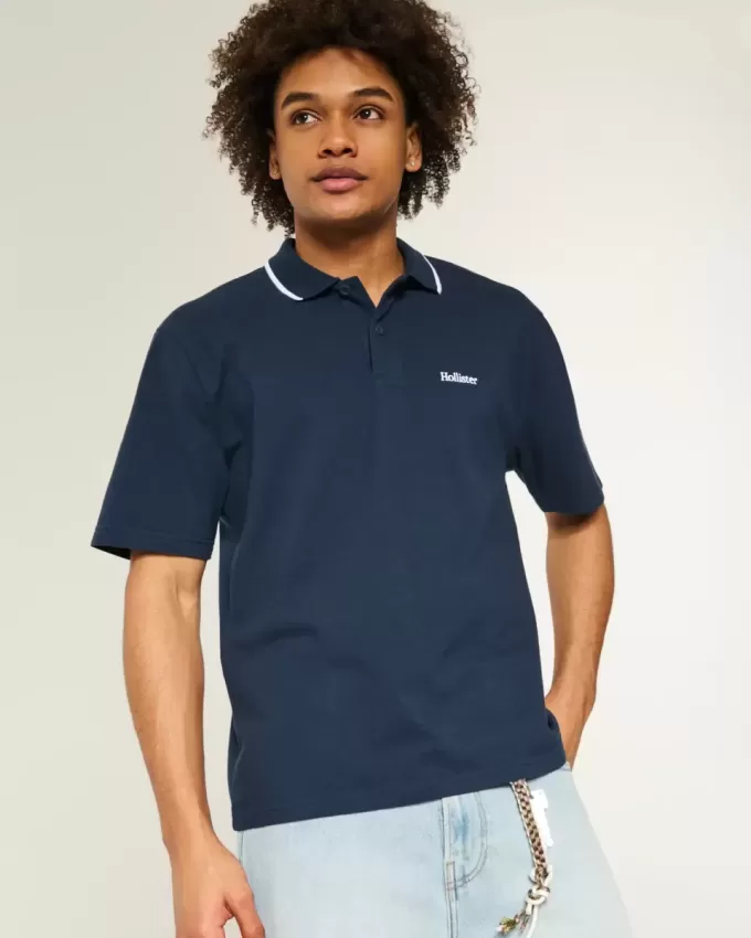 Avslappnad Logo Polo Avslappnad Logo Polo