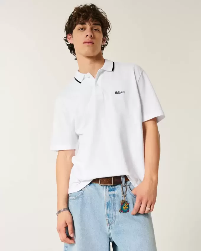 Avslappnad Logo Polo Avslappnad Logo Polo