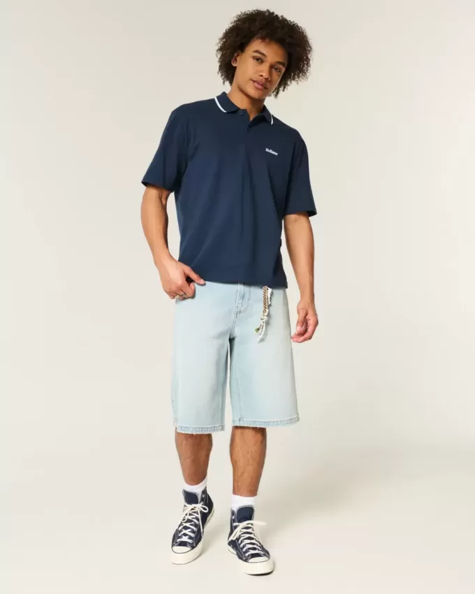 Avslappnad Logo Polo Avslappnad Logo Polo