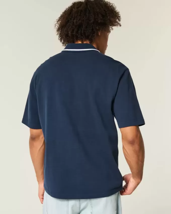 Avslappnad Logo Polo Avslappnad Logo Polo