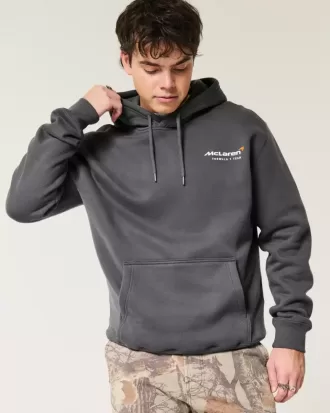 Avslappnad McLaren Forever Forward Graphic Hoodie