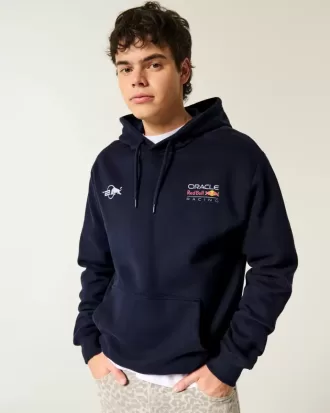 Avslappnad Oracle Red Bull Racing Graphic Hoodie