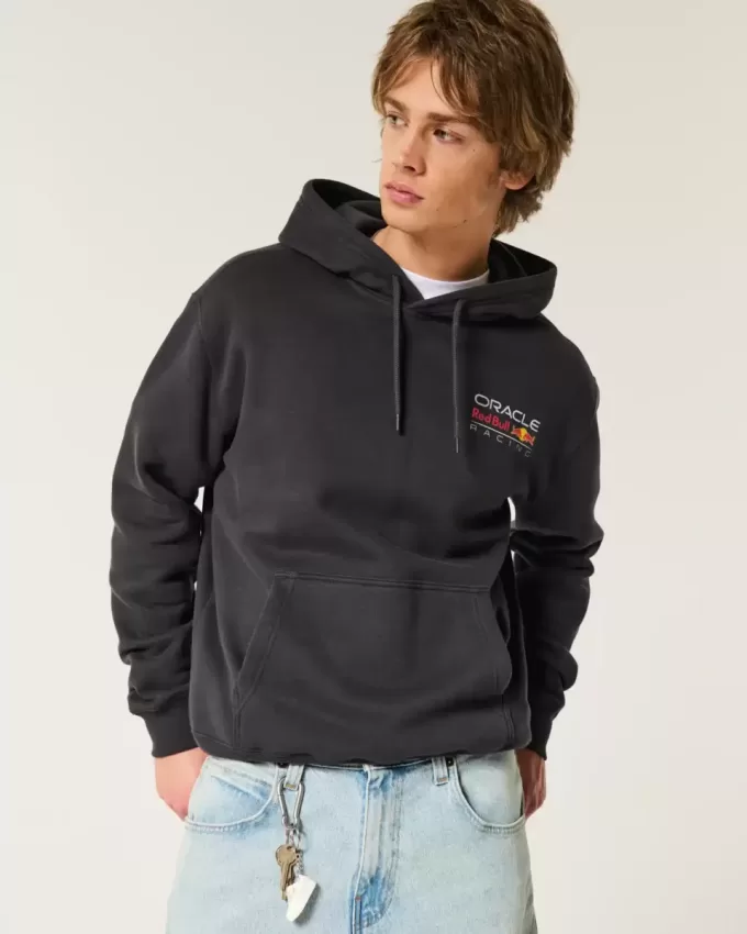 Avslappnad Oracle Red Bull Racing Graphic Hoodie Avslappnad Oracle Red Bull Racing Graphic Hoodie