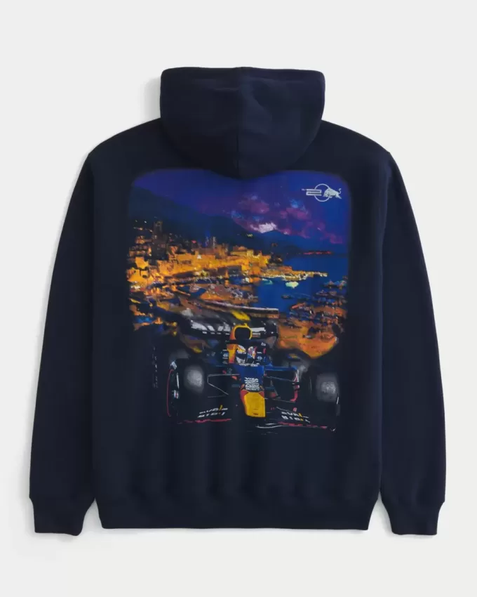Avslappnad Oracle Red Bull Racing Graphic Hoodie Avslappnad Oracle Red Bull Racing Graphic Hoodie