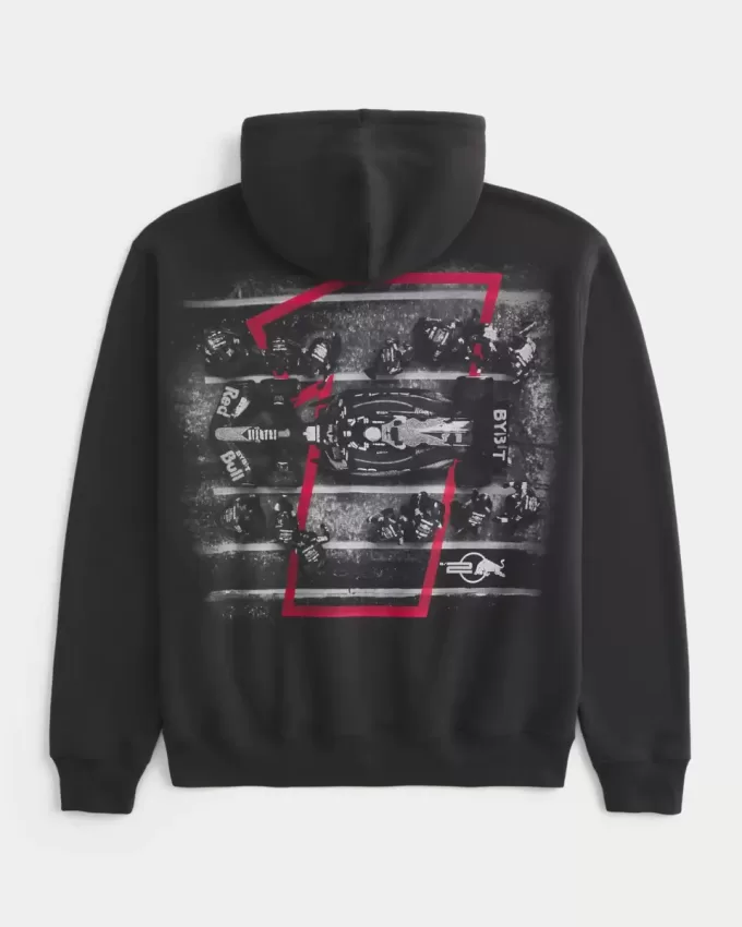 Avslappnad Oracle Red Bull Racing Graphic Hoodie Avslappnad Oracle Red Bull Racing Graphic Hoodie