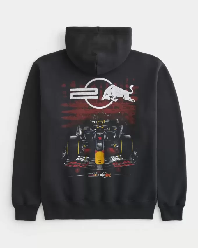 Avslappnad Oracle Red Bull Racing Graphic Hoodie Avslappnad Oracle Red Bull Racing Graphic Hoodie