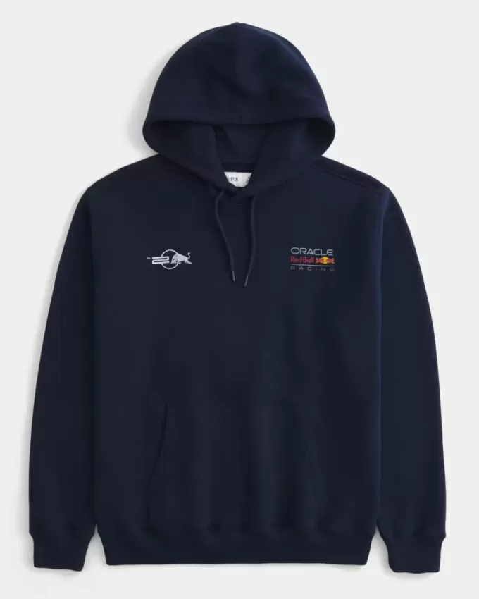 Avslappnad Oracle Red Bull Racing Graphic Hoodie Avslappnad Oracle Red Bull Racing Graphic Hoodie