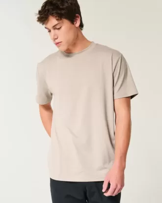Avslappnad Stretch Crew T-shirt