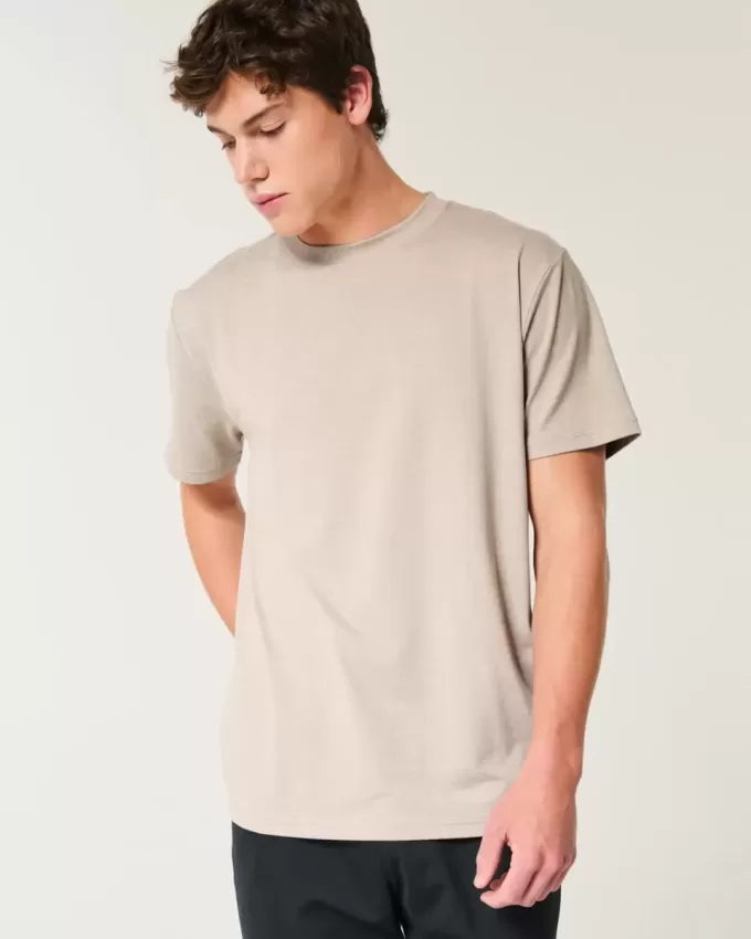 Avslappnad Stretch Crew T-shirt Avslappnad Stretch Crew T-shirt