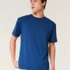 Avslappnad Stretch Crew T-shirt Avslappnad Stretch Crew T-shirt
