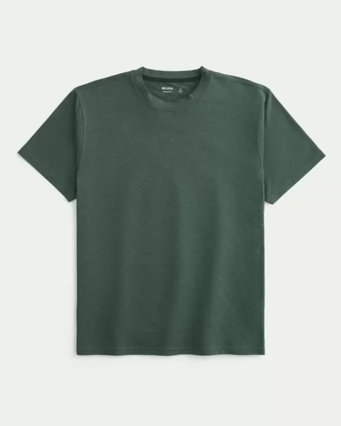 Avslappnad Stretch Crew T-shirt Avslappnad Stretch Crew T-shirt