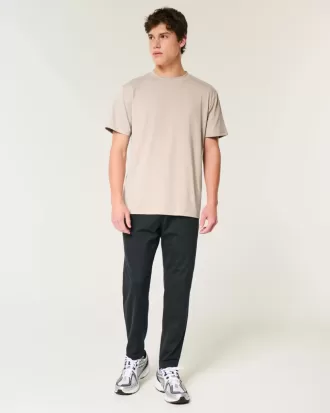 Avslappnad Stretch Crew T-shirt