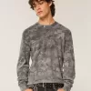 Avslappnad termisk långärmad Camo Crew-tröja Avslappnad termisk långärmad Camo Crew-tröja