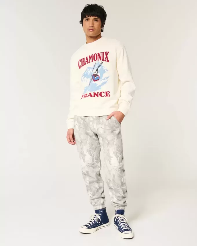 Avslappnade Camo Fleece Joggers Avslappnade Camo Fleece Joggers