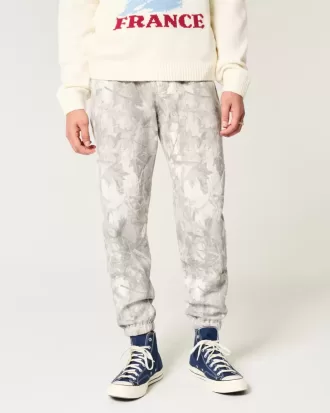 Avslappnade Camo Fleece Joggers