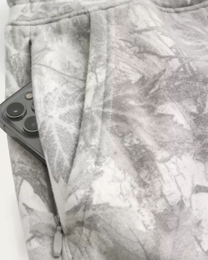 Avslappnade Camo Fleece Joggers Avslappnade Camo Fleece Joggers