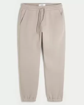 Avslappnade fleecejoggare