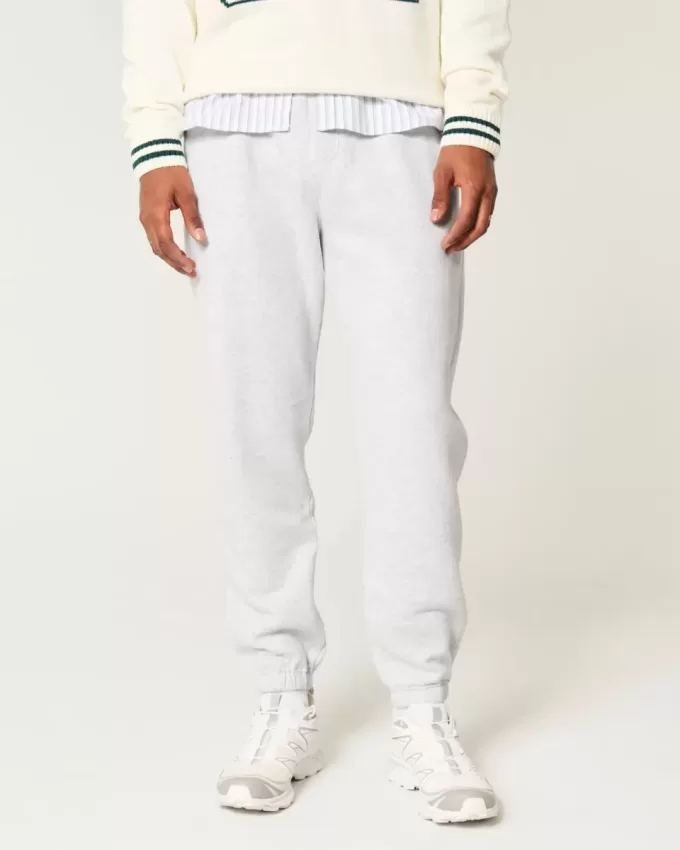 Avslappnade fleecejoggare Avslappnade fleecejoggare