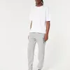 Avslappnade joggingbyxor i fleece