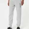 Avslappnade joggingbyxor i fleece