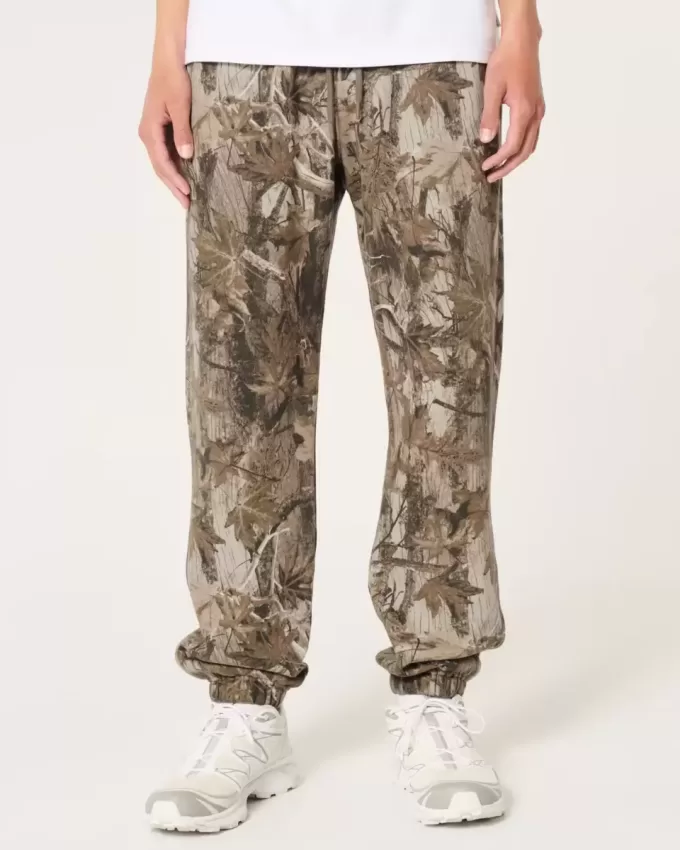 Avslappnade joggingbyxor i fleece Avslappnade joggingbyxor i fleece