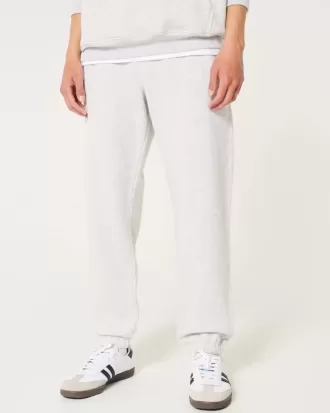 Avslappnade joggingbyxor i fleece