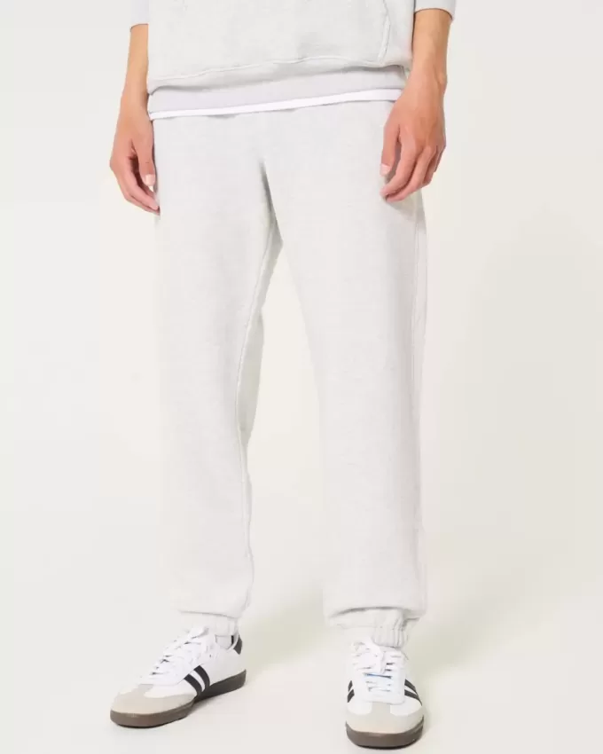 Avslappnade joggingbyxor i fleece Avslappnade joggingbyxor i fleece