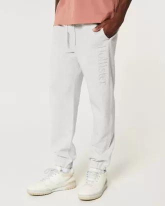 Avslappnade joggingbyxor i fleece