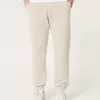 Avslappnade joggingbyxor i fleece