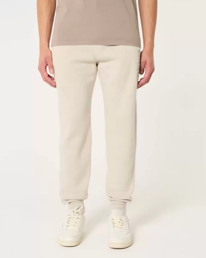 Avslappnade joggingbyxor i fleece Avslappnade joggingbyxor i fleece