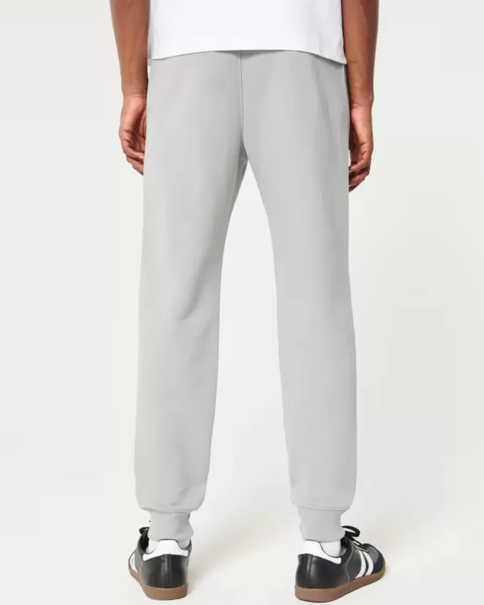 Avslappnade joggingbyxor i fleece