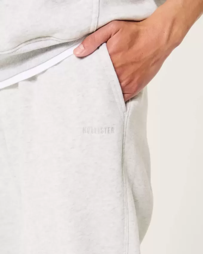 Avslappnade joggingbyxor i fleece Avslappnade joggingbyxor i fleece