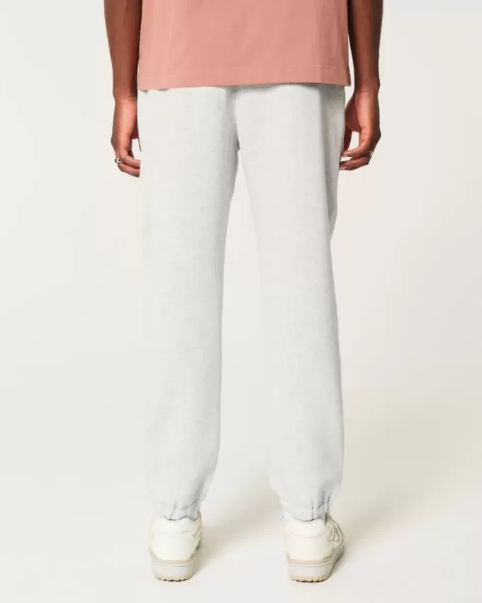 Avslappnade joggingbyxor i fleece Avslappnade joggingbyxor i fleece