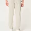 Avslappnade joggingbyxor i fleece