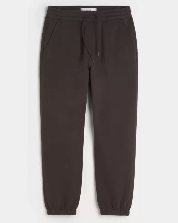 Avslappnade joggingbyxor i fleece Avslappnade joggingbyxor i fleece