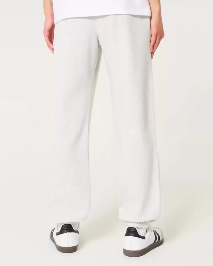 Avslappnade joggingbyxor i fleece Avslappnade joggingbyxor i fleece