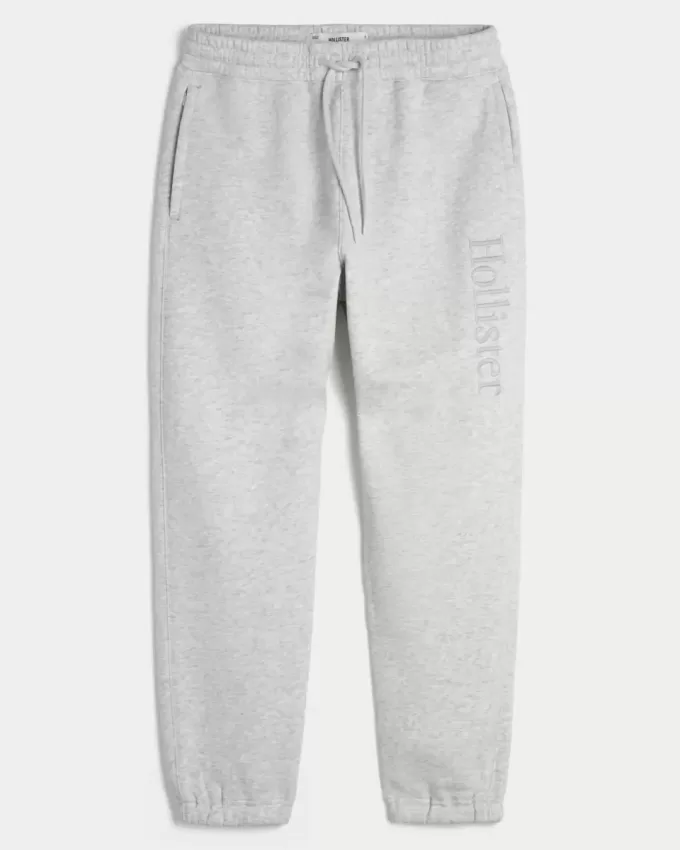 Avslappnade joggingbyxor i fleece Avslappnade joggingbyxor i fleece