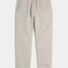 Avslappnade joggingbyxor i fleece