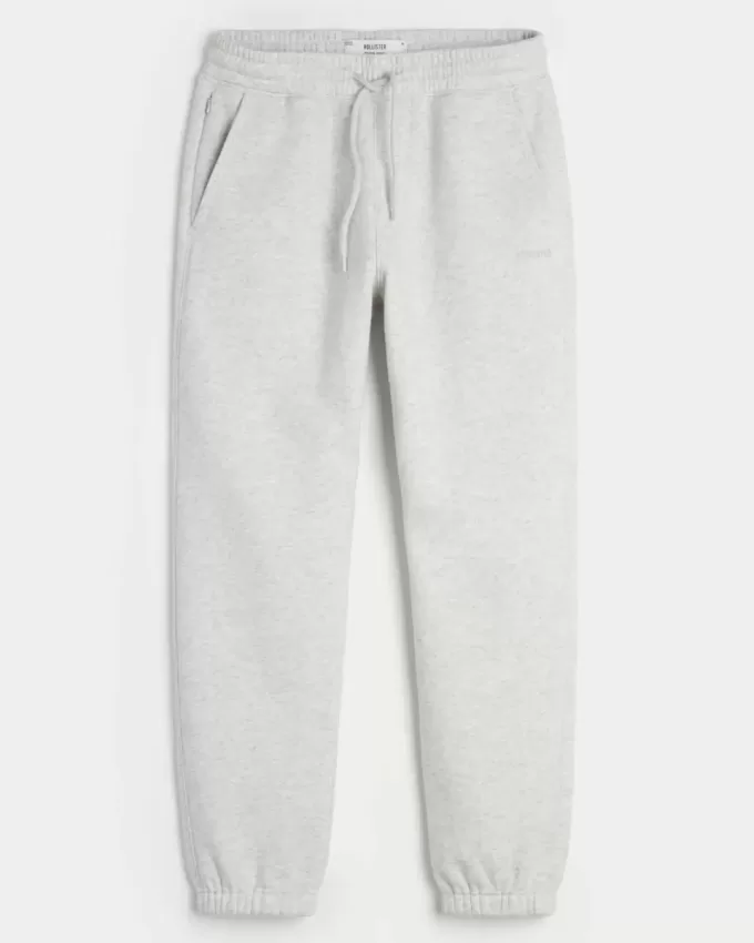 Avslappnade joggingbyxor i fleece Avslappnade joggingbyxor i fleece