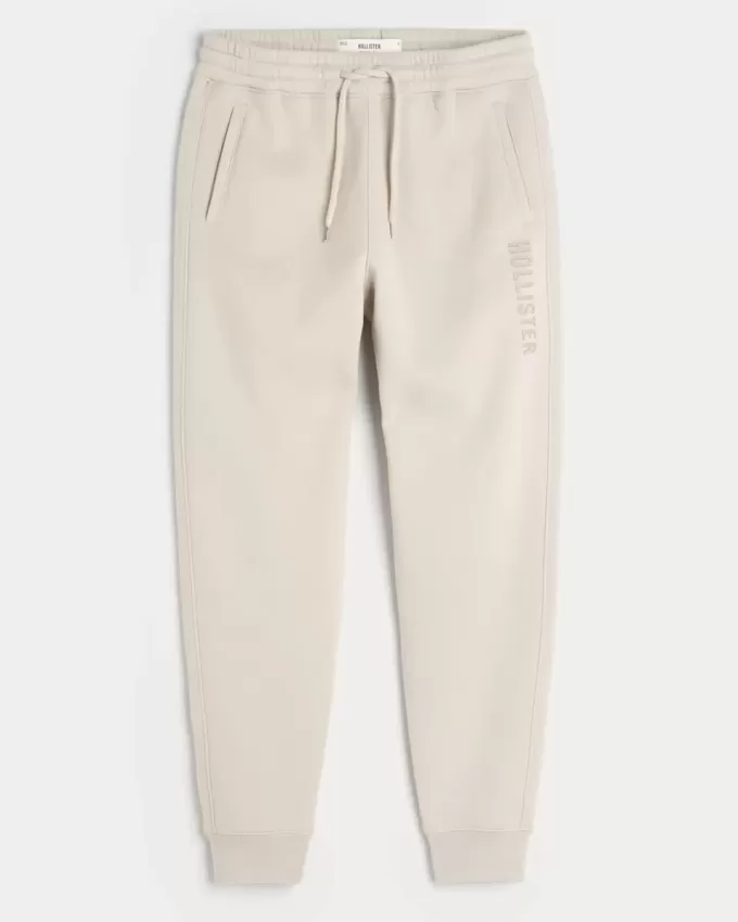 Avslappnade joggingbyxor i fleece Avslappnade joggingbyxor i fleece