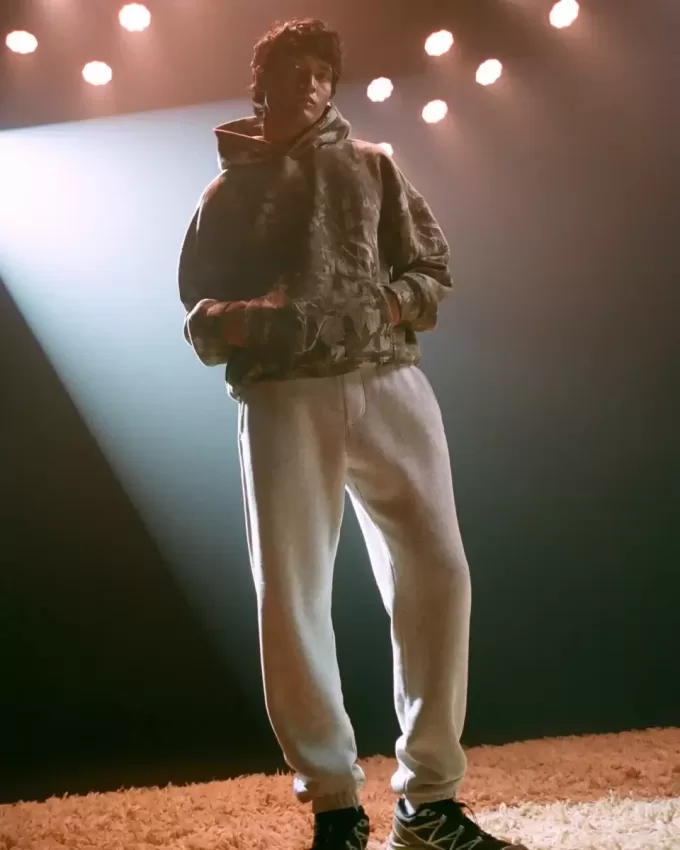 Avslappnade joggingbyxor i fleece Avslappnade joggingbyxor i fleece